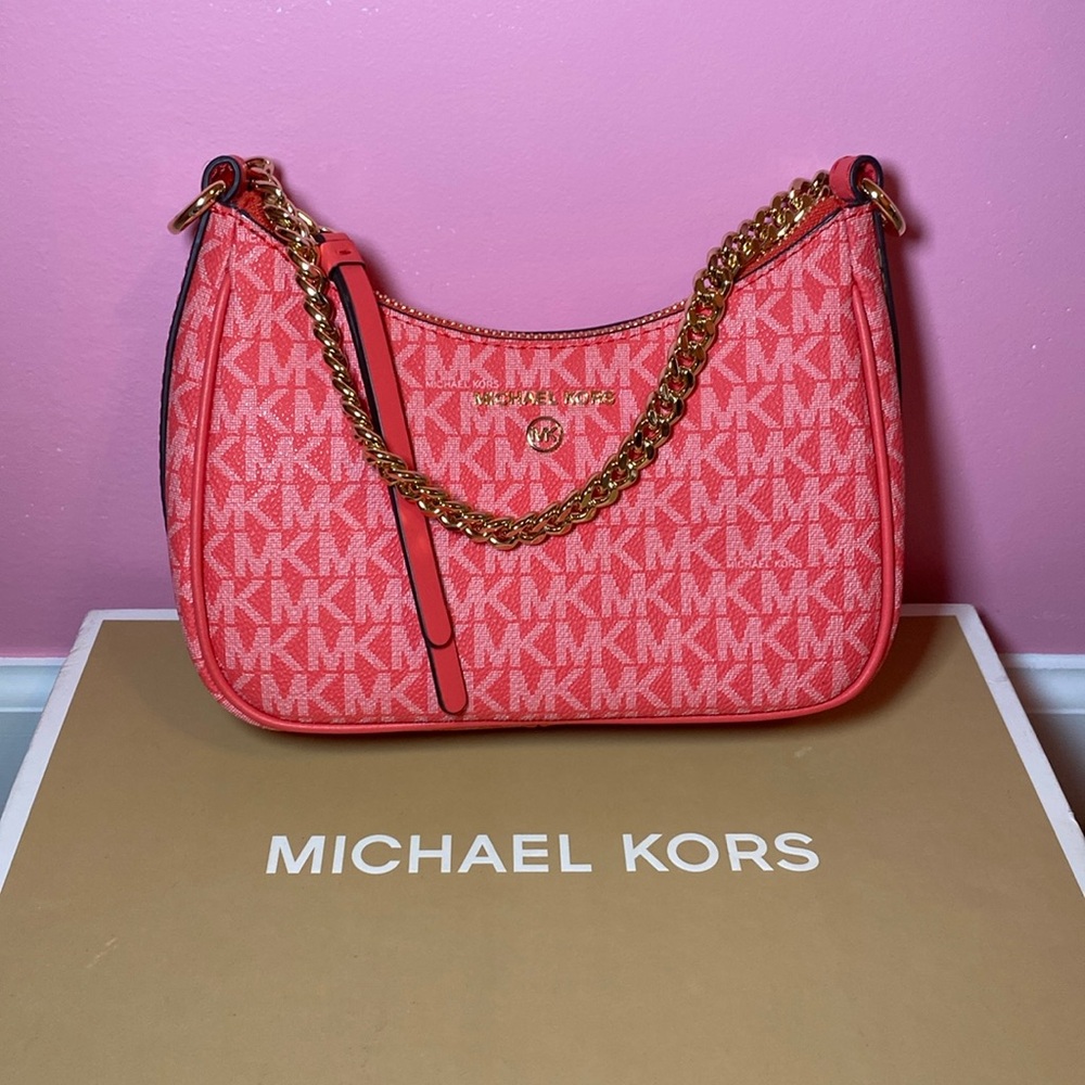 Michael Kors Jet Set Small Logo Pochette